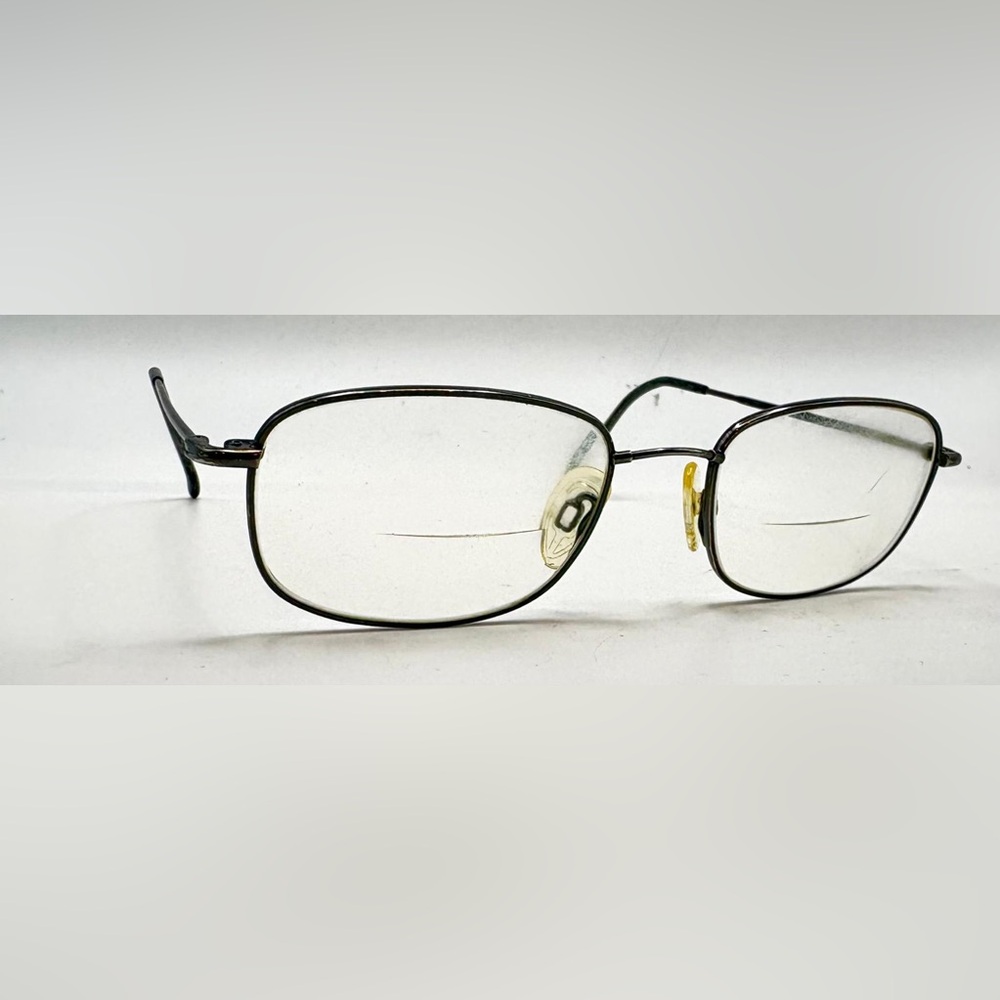 Marchon Autoflex 47 Gunmetal Oval Sunglasses Frames Only